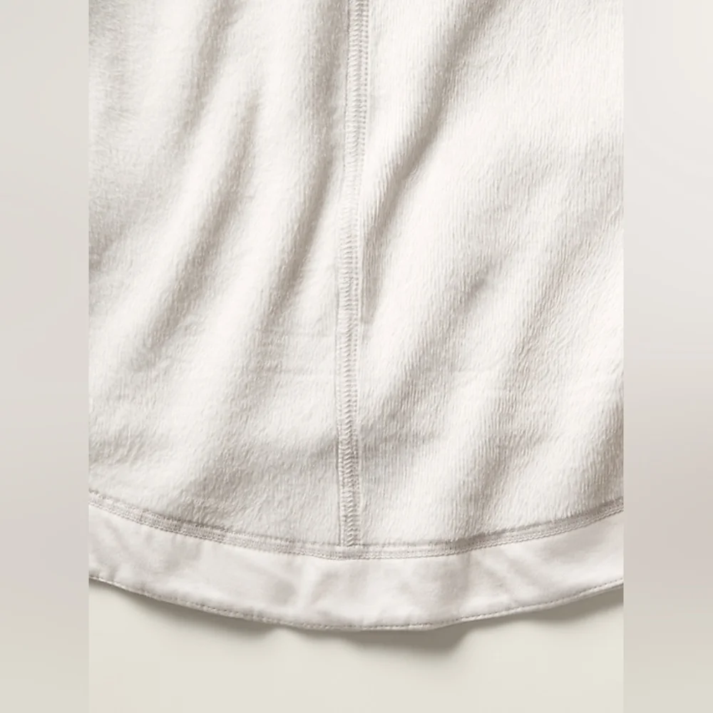 NWT Athleta Cozy Karma Twist Neck Sweatshirt Toasted Brown Heather - Picture 5 of 5